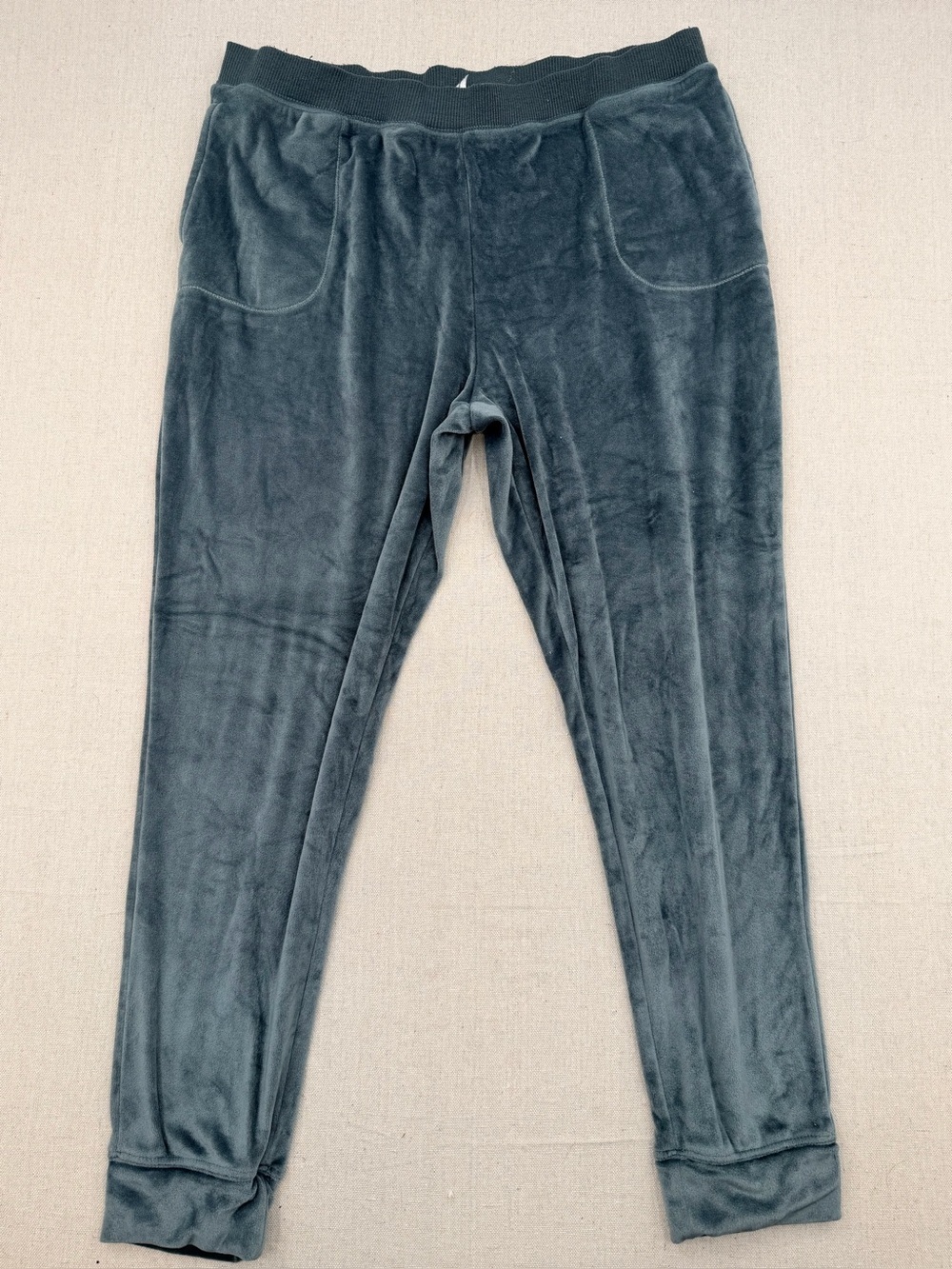 Plush Cozy Lounge Pants in Dark Teal